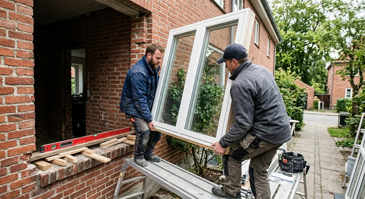 Udskiftning af vinduer — professionelt vinduesarbejde