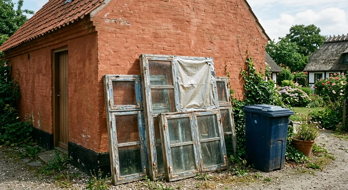 Håndværkerværktøj til udskiftning af vinduer